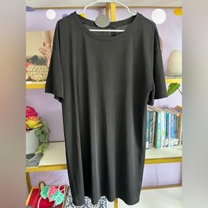 ShoeDazzle Black Shirt Dress Women’s Size L